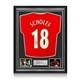 Paul Scholes Signed Manchester United 2022-23 Football Shirt. Superior Frame