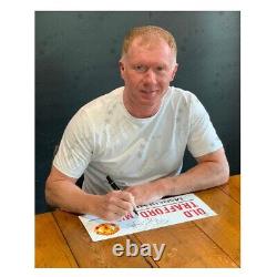 Paul Scholes Signed Manchester United Street Sign