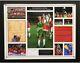 Peter Schmeichel Signed And Framed Manchester United 1999 Winners Display