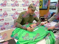 Peter Schmeichel Signed Manchester United Goalkeeper With Shirt & Proof