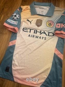 Phil Foden #47 Hand Signed Manchester City Football Shirt With Certified COA