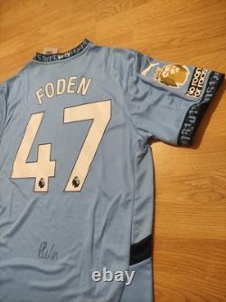 Phil Foden Signed Manchester City 24/25 Shirt With Exact Photo Proof