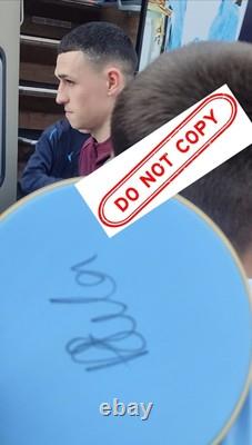 Phil Foden Signed Manchester City 24/25 Shirt With Exact Photo Proof