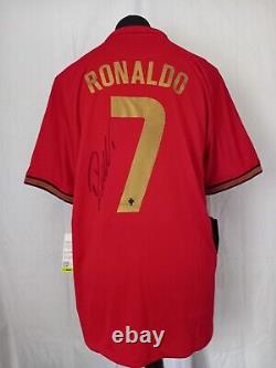 Portugal Number 7 Home Shirt Signed Cristiano Ronaldo