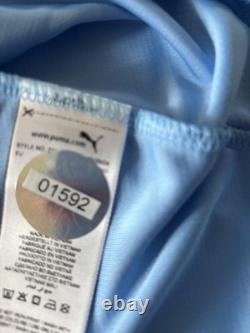Puma Manchester City Signed Home Football Shirt with COA 01592