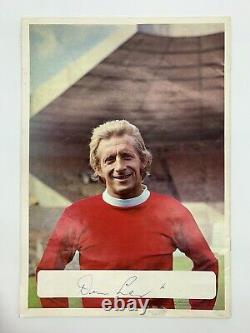 RARE Denis Law Manchester United Signed Testimonial Programme + COA AUTOGRAPH