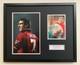 RARE Eric Cantona Manchester United Signed Display + COA + FRAMED AUTOGRAPH