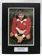 RARE George Best Manchester United Signed Photo Display + COA 1968 AUTOGRAPH