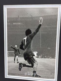 RARE George Best Manchester United Signed Photo Display + COA MAN UTD 1968 FINAL