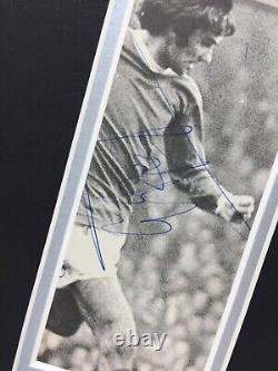 RARE George Best Manchester United Signed Photo Display + COA MAN UTD 1968 FINAL