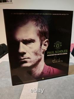 RARE LIMITED EDITION Signed Paul Scholes Manchester United Shirt (452/500)