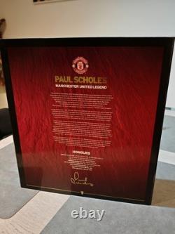 RARE LIMITED EDITION Signed Paul Scholes Manchester United Shirt (452/500)