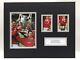 RARE Sheringham Solskjaer Manchester United 1999 Signed Photo Display + COA