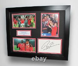 ROY KEANE Manchester United Framed HAND SIGNED Autograph Photo Memorabilia COA