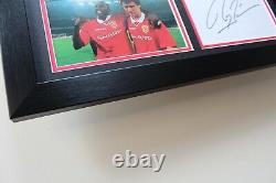 ROY KEANE Manchester United Framed HAND SIGNED Autograph Photo Memorabilia COA