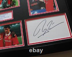 ROY KEANE Manchester United Framed HAND SIGNED Autograph Photo Memorabilia COA