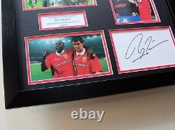 ROY KEANE Manchester United Framed HAND SIGNED Autograph Photo Memorabilia COA