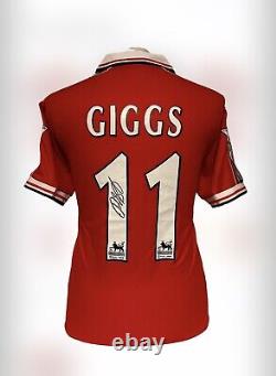 RYAN GIGGS Signed Manchester United Shirt Private Signing £180