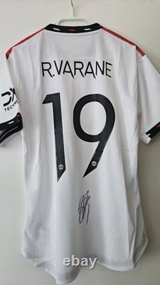 Raphael Varane Hand Signed Manchester United Shirt