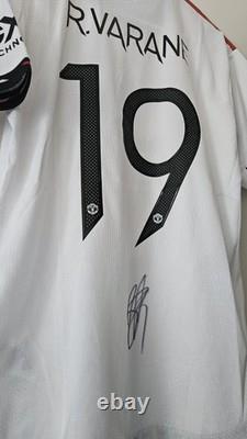 Raphael Varane Hand Signed Manchester United Shirt