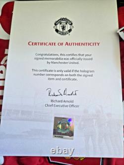 Raphael Varane Signed Manchester United Shirt 22/23 Football Autograph Free P&p