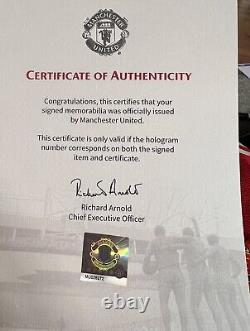 Raphaël Varane signed Manchester United Football shirt from Club (accept £195)