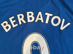 Rare Dimitar Berbatov Signed UEFA Manchester United Shirt With Beckett COA