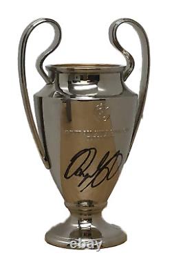 Rare Ryan Giggs Signed Official Champions League Trophy Manchester United Proof