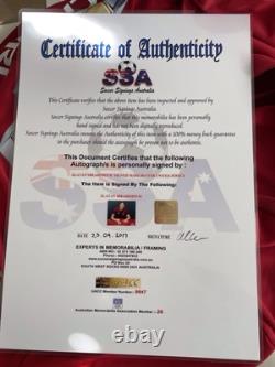 Rare Zlatan Ibrahimovic Signed Manchester United Shirt With COA