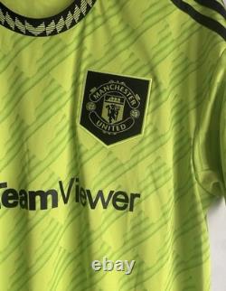 Rashford Signed Shirt Authentic with COA Manchester United 2022/23 Third Shirt L