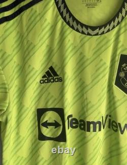 Rashford Signed Shirt Authentic with COA Manchester United 2022/23 Third Shirt L