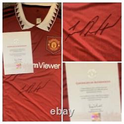 Rashford signed Manchester United Football shirt from Club