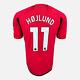 Rasmus Hojlund Signed Manchester United Shirt 2023-24 Home 11