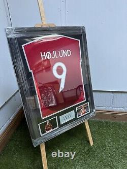 Rasmus Hojlund Signed Manchester United Shirt With COA + Proof