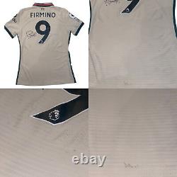 Roberto Firmino Match Worn And Signed Shirt Vs Manchester United 5-0 Win Shirt