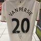 Robin Van Persie Official Signed Manchester United Away Shirt-with COA