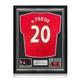 Robin Van Persie Signed Manchester United 2022-23 Football Shirt. Superior Frame