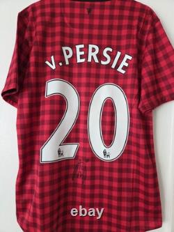Robin Van Persie Signed Manchester United Shirt