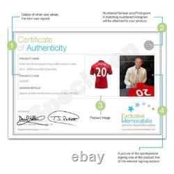 Robin Van Persie Signed Original Man United 2013-14 Football Shirt. Damaged A