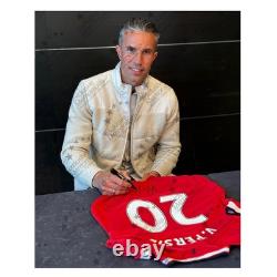 Robin Van Persie Signed Original Man United 2014-15 Football Shirt. Framed