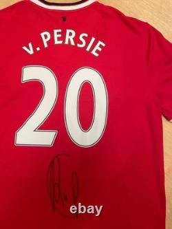 Robin Van Persie Signed Original Man United 2014-15 Shirt. Damaged A