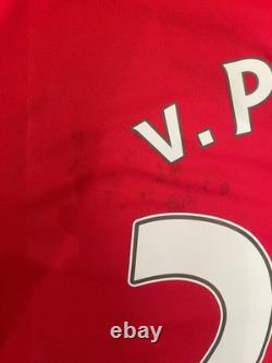 Robin Van Persie Signed Original Man United 2014-15 Shirt. Damaged B