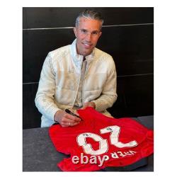 Robin Van Persie Signed Original Print Manchester United 2013-14 Shirt