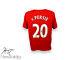 Robin van Persie Signed 13/14 Manchester United Football Shirt COA