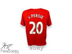 Robin van Persie Signed 13/14 Manchester United Football Shirt COA