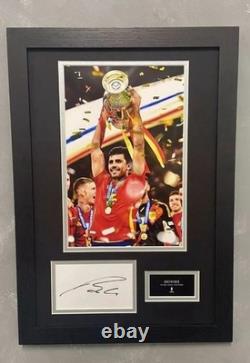 Rodrigo Rodri Signed Autograph Photo Display Frame with Photo Proof