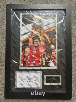 Rodrigo Rodri Signed Autograph Photo Display Frame with Photo Proof