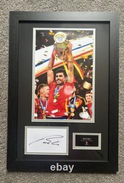 Rodrigo Rodri Signed Autograph Photo Display Frame with Photo Proof