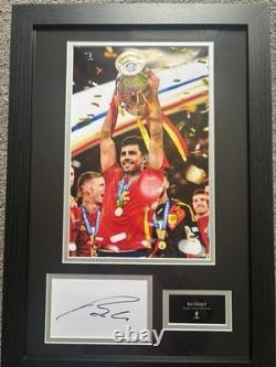 Rodrigo Rodri Signed Autograph Photo Display Frame with Photo Proof