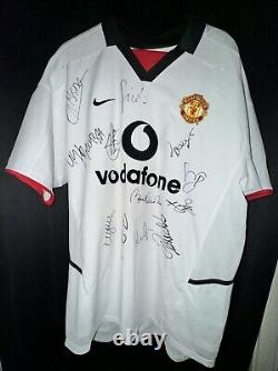 Ronaldo Nike Manchester United 2002 2003 Away Signed Shirt